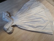 strój dama dworu królowa królewna śniegu ślubna L XL 1129