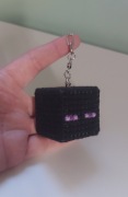 Brelok ręcznie robiony Minecraft Enderman Handmade 