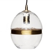 Lampa zwis Hübsch Metal Ring Round 950415