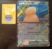 Oversize Jumbo stamp SNORLAX EX 076/131 Karta POKEMON TCG Prismatic Evo