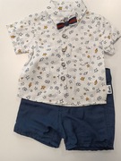 Komplet chłopięcy koszula+spodenki rozmiar 86