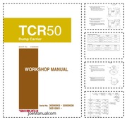Takeuchi TCR50 Dump Carrier Service Manual Instrukcja serwisowa naprawcza