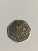 50 pensów zestaw 2 monet Royal Shield 2019,2020