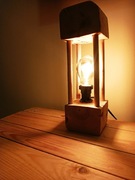 Lampka nocna drewno 