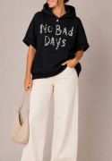Bluza z kapturem krótki rękaw bawelna roz. M/L