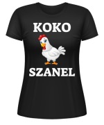 KOSZULKA DAMSKA ŚMIESZNA DLA KOBIETY KOKO SZANEL URODZINY 18-99