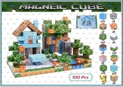 Klocki magnetyczne Typu Minecraft 100szt 2 figurki Promocyjna cena !!!