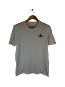 Koszulka biała Adidas z logiem m