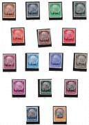 DR, ALZACJA, seria 16 znaczków czystych* w hawidach na karcie albumowej