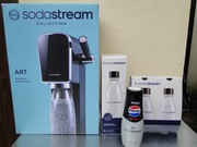 SodaStream ART, Saturator, Zestaw, 4 Butelki, Nabój, 1 Syrop, Nowy