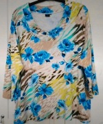 Hep Authentics bluzka tunika wiosenna letnia wiosna lato 3xl 4xl 48 50 52