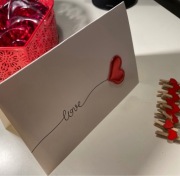 Miłość karty Walentynki pocztówki Love, 1 szt.