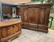 Neobarokowy komplet mebli gabinetowych z 1925 r.