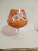 Szklany kielich szkło ozdobne