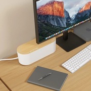 Organizer na biurko na kable ładowarki itp