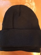Czapka męska czarna akryl zimowa 