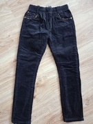 Spodnie dziecięce sztruksowe ocieplane rozm.134