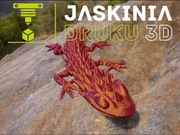 Ruchoma jaszczurka Druk 3D