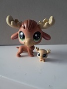 Littlest Pet Shop LPS renifery 2 sztuki