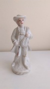 Figurka z porcelany - muzykant