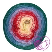 Motki Ombre Bawełna Akryl 3 Nitki 1000 m Magiczne Sploty