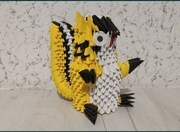 Origami modułowe 3d Wiewiórka 