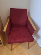 Fotel klubowy lata 60-70-te PRL retro vintage