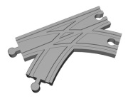 Tor tory IKEA LIDL BRIO drewniane - łącznik zamiennik skrzyżowanie rozjazd