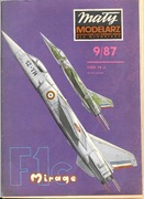Mały Modelarz 9 1987 Mirage F1c model 1:33 