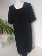 Czarna prosta sukienka wizytowa r XL