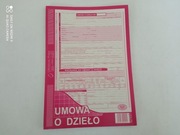 Druk  umowa o dzieło