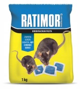 TRUTKA TRUCIZNA NA SZCZURY MYSZY GRYZONIE RATIMOR PASTA NIEBIESKA 1KG