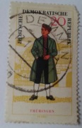 Znaczek pocztowy Stroje ludowe NRD DDR Niemcy 1964
