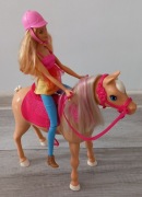 Barbie Amazonka z tańczącym koniem i gratis