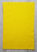 Filc dekoracyjny ozdobny ciemno żółty Poliester A4 - 1mm miękki