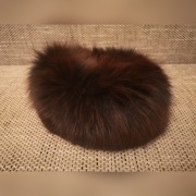 Czapka z naturalnego futra damska roz.S obwód 50cm