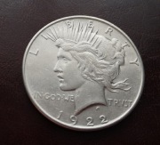Dolar Pokoju 1922 rok  srebro bardzo ładny 