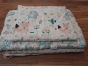 Komplet pościeli minky,kouderka,poduszka,zwierzeta