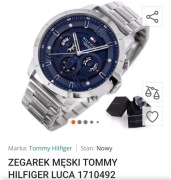 Zegarek męski Tommy hilfiger luca 1710492