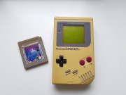 Konsola Nintendo Game Boy (Classic) + gra Tetris - sprawna z wadami