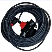 Przedłużacz profesjonalny budowlany trójnik 25m 3x2,5mm