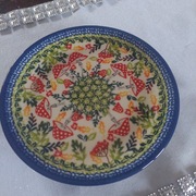 BOLESŁAWIEC UNIKAT Talerzyki deserowe szt.4