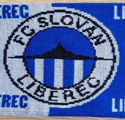 SLOVAN LIBEREC oryginalny szalik / Lech Poznań KSZO Karkonosze Jelenia Góra