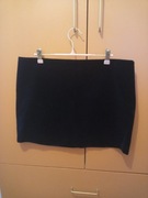 Nowa spódniczka mini Zara L – granatowy welur, z metką, elegancka