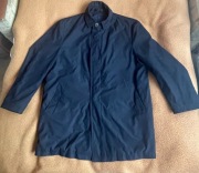 Granatowa kurtka/palto ocieplane