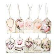 Tagi Etykiety Papierowe Zawieszki Metki Cenówki 10 szt. 9,5x5,7 cm