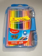 Kredki Kolorowe Maped Color Peps 15 Kolorów Nowe w Pudełku