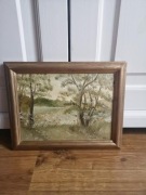 Obraz olejny do powieszenia i postawienia BL z podpisem.