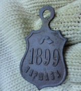 PSI NUMEREK  WARSZAWA  Z 1899 R. ORYGINAŁ .