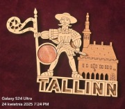 Magnes na lodówkę 3D TALLIN ESTONIA.